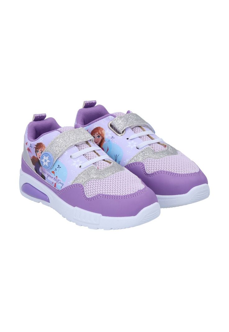 ZAPATILLA DEPORTIVA CON LUCES FROZEN MORADO-1