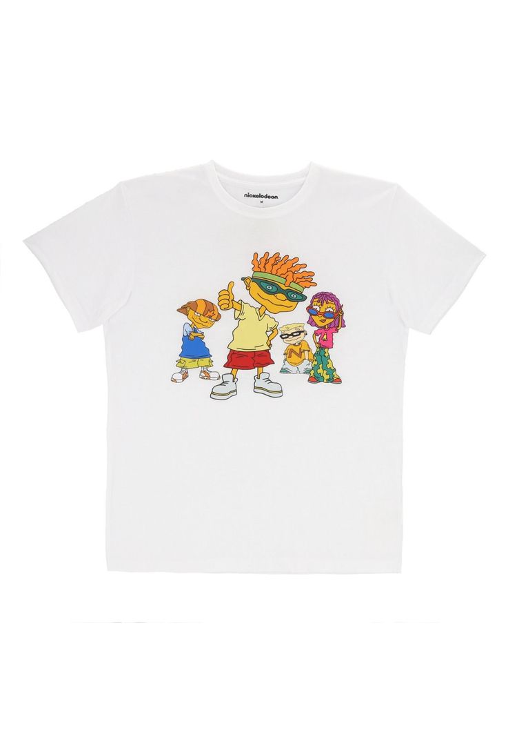 POLERA MANGA CORTA ROCKET POWER BLANCO-0