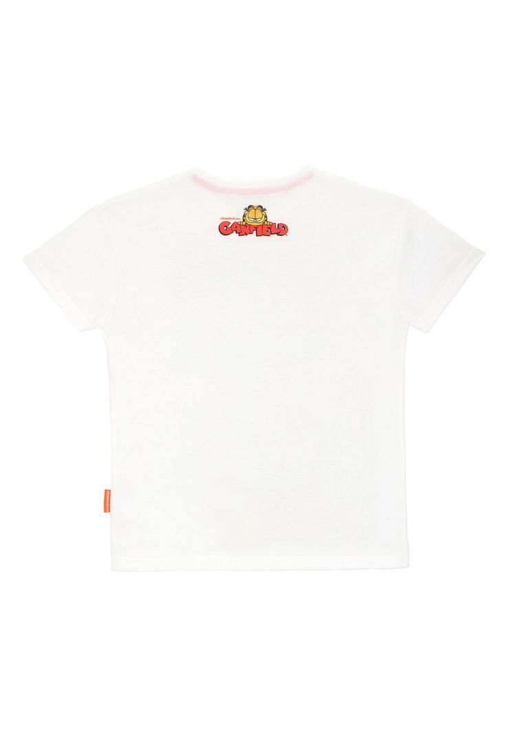 POLERA MANGA CORTA GARFIELD BLANCO-0