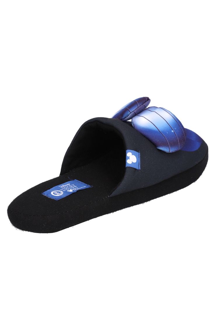 PANTUFLA 3D NEGRO MICKEY MOUSE-2