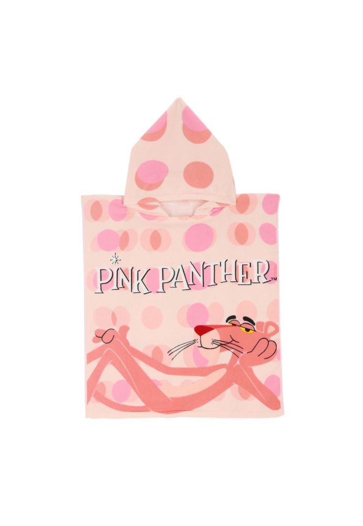 PONCHO DE TOALLA PINK PANTHER-0