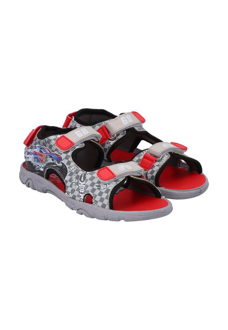 SANDALIA OUTDOOR HOTWHEELS GRIS-2