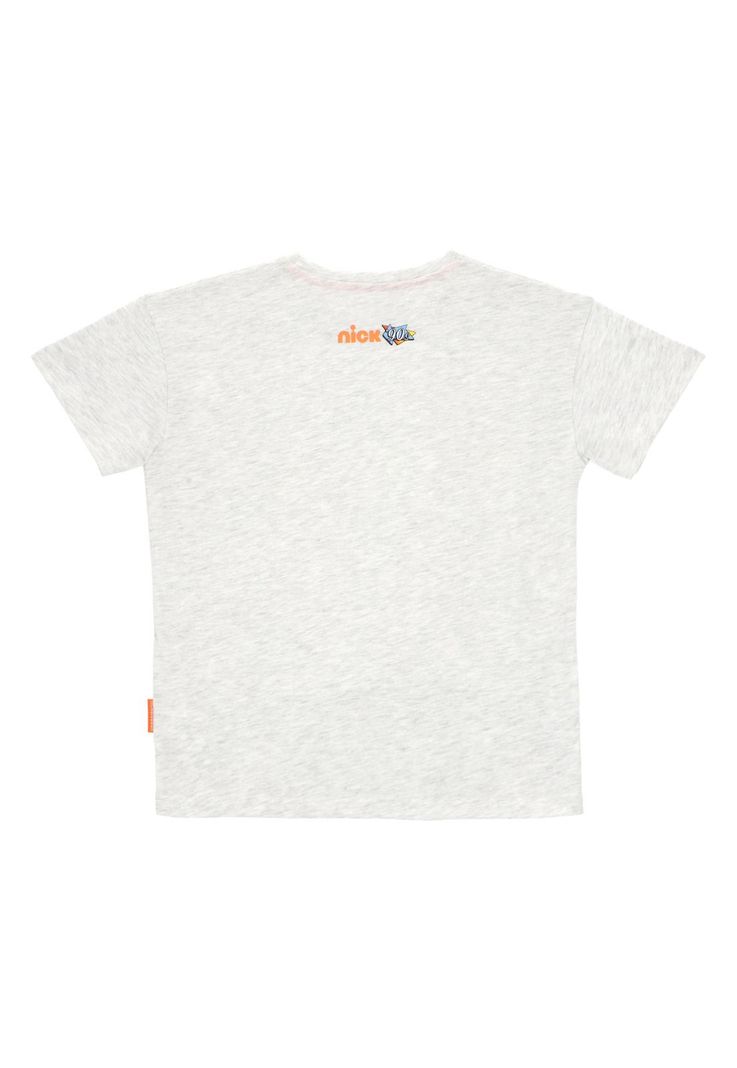 POLERA MANGA CORTA NICK 90 GRIS MELANGE-1
