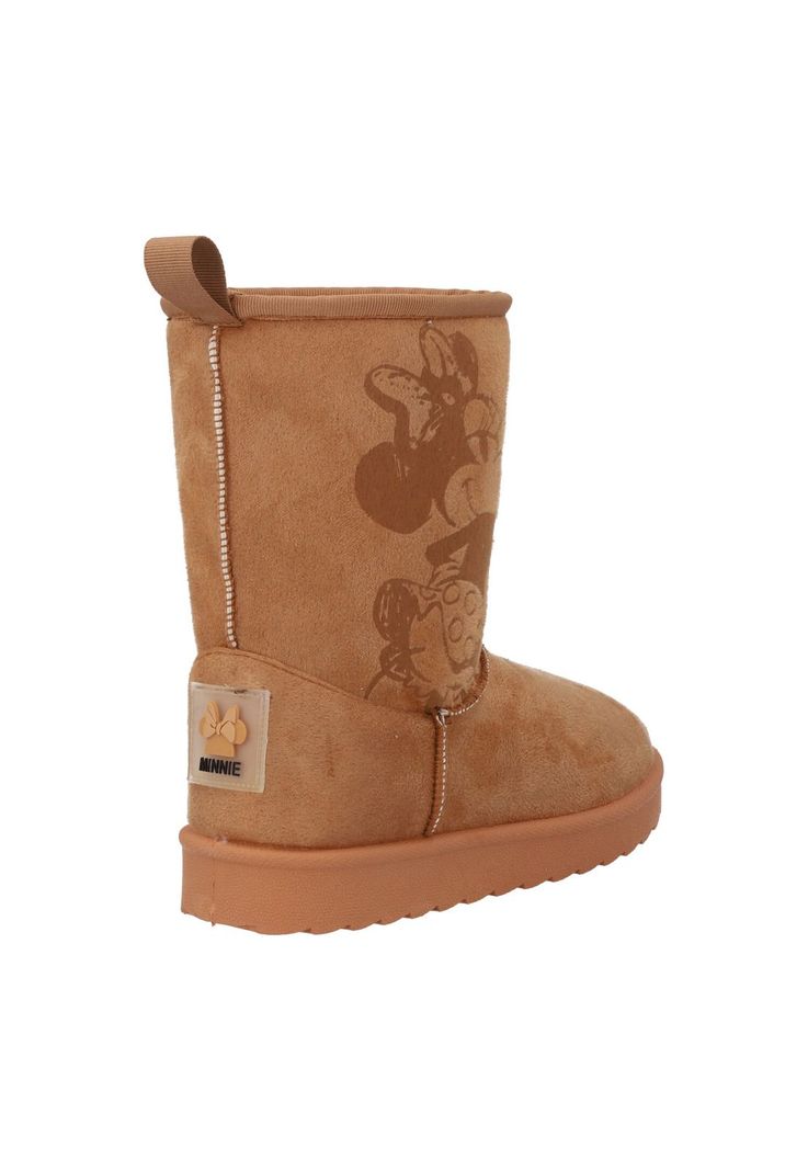 Bota Alta Textil MINNIE MOUSE Camel-2