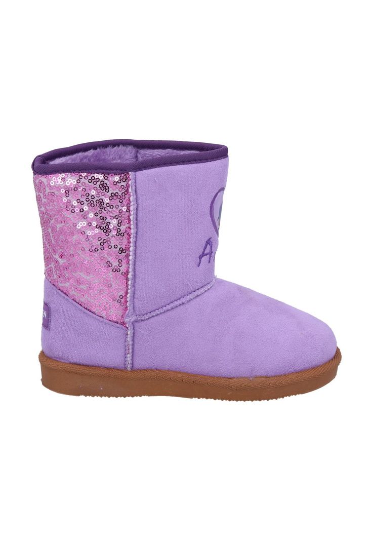 Bota Textil Infantil FROZEN Alta Morado-0