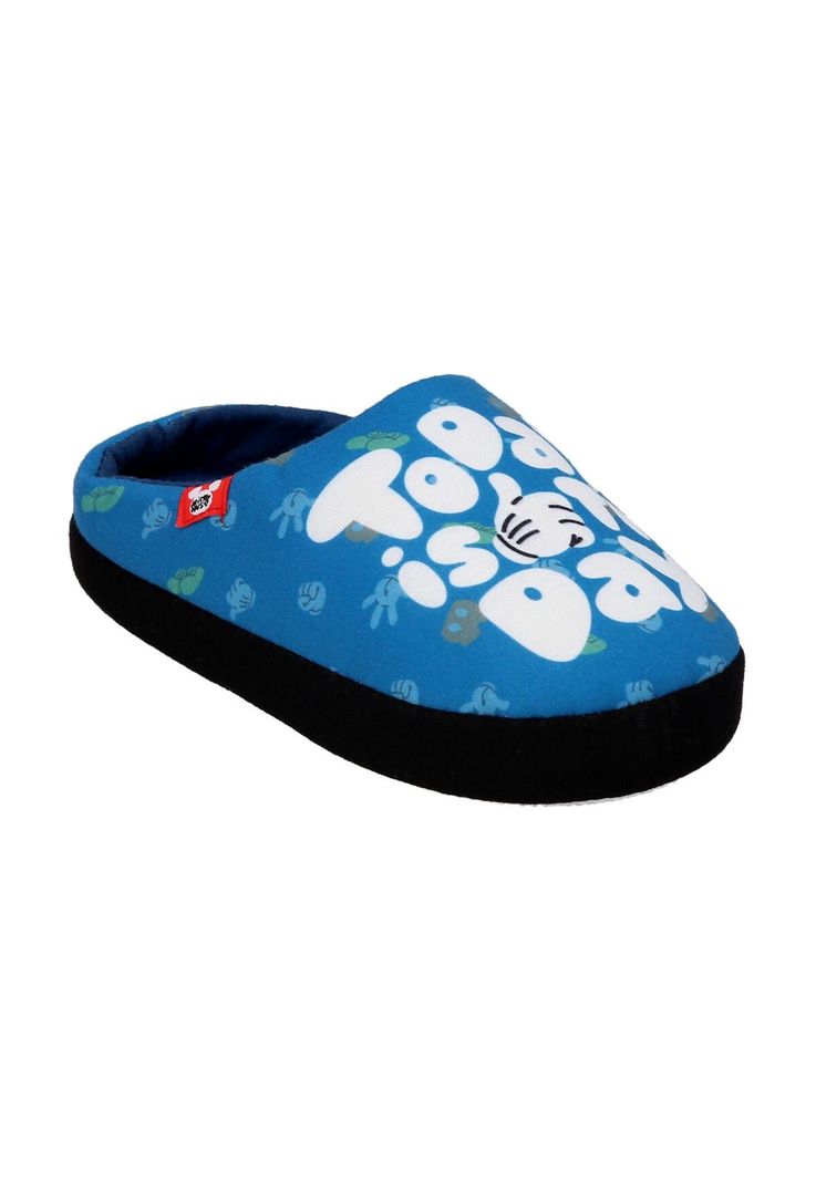 PANTUFLA BASICAS MICKEY MOUSE AZUL-0