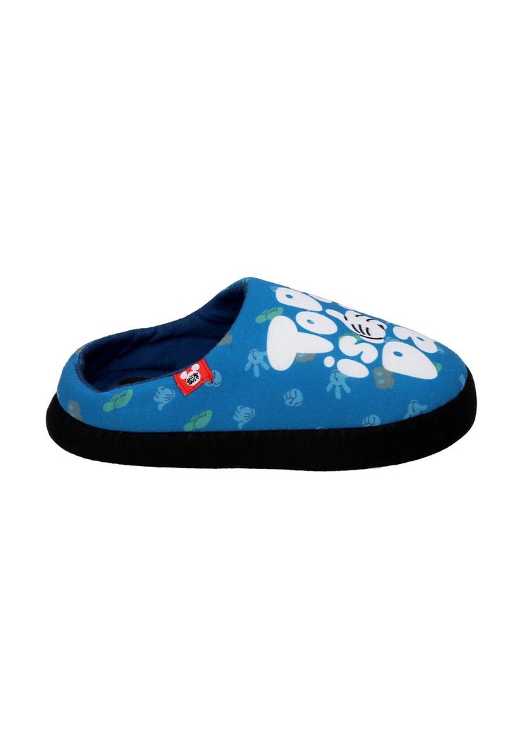 PANTUFLA BASICAS MICKEY MOUSE AZUL-1