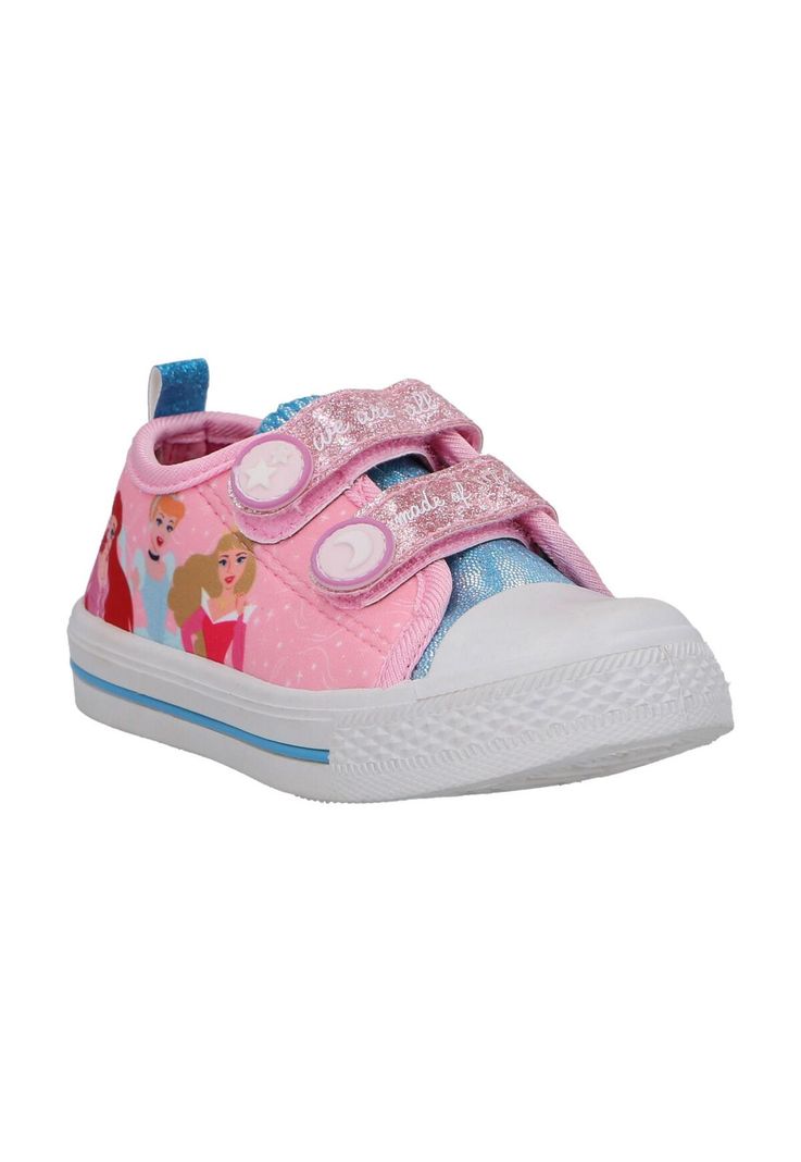 ZAPATILLA CON VELCRO ROJO PRINCESAS-1