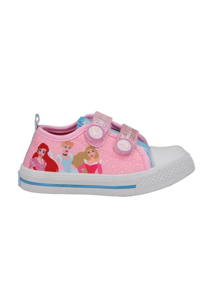 ZAPATILLA CON VELCRO ROJO PRINCESAS-2