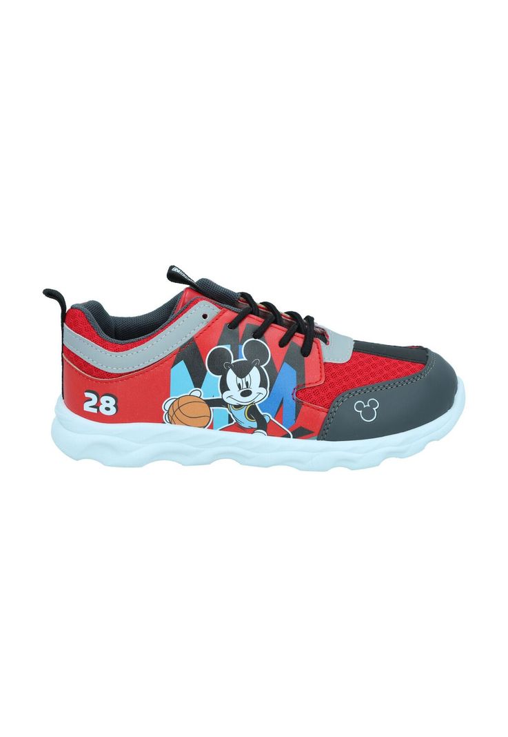 Zapatilla Deportiva Infantil Disney Rojo-2