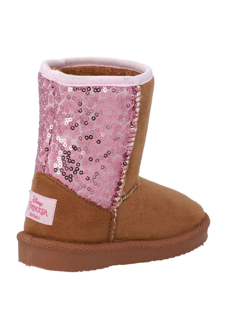 Bota Textil Infantil Rapunsel Camel-4
