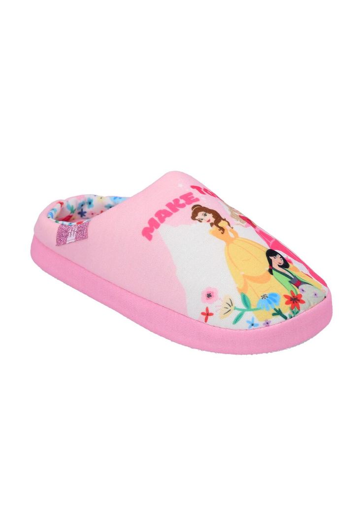 PANTUFLA BASICA PRINCESA ROSADO-1