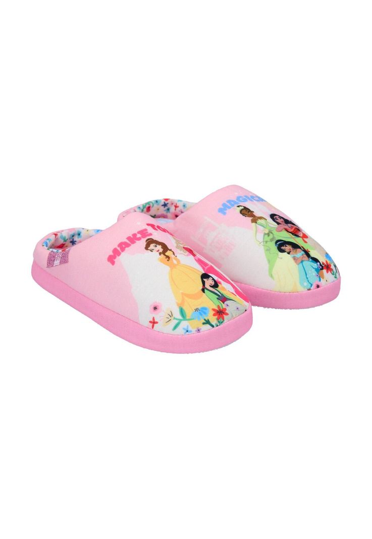 PANTUFLA BASICA PRINCESA ROSADO-2