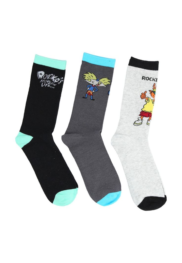 Pack 3 Calcetines Teens Medios Nickelodeon-0