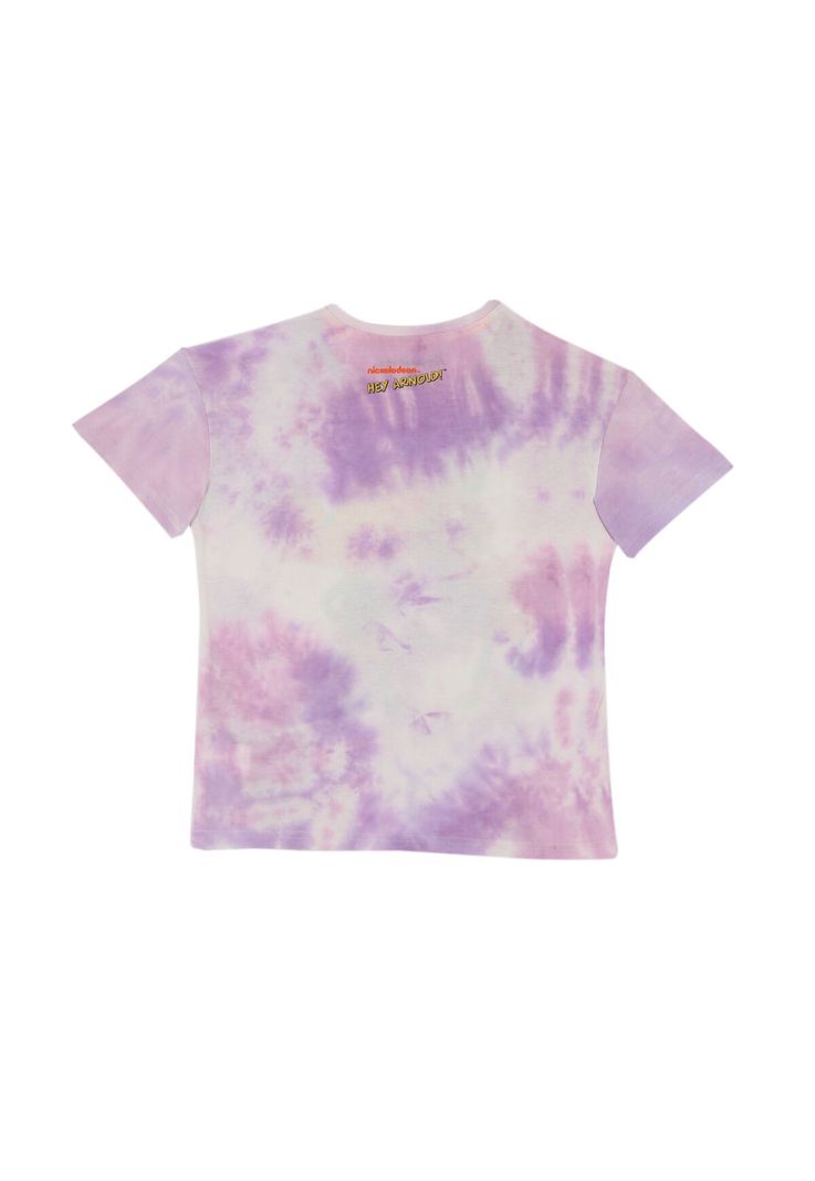 POLERA MANGA CORTA HEY ARNOLD TIE DYE-0
