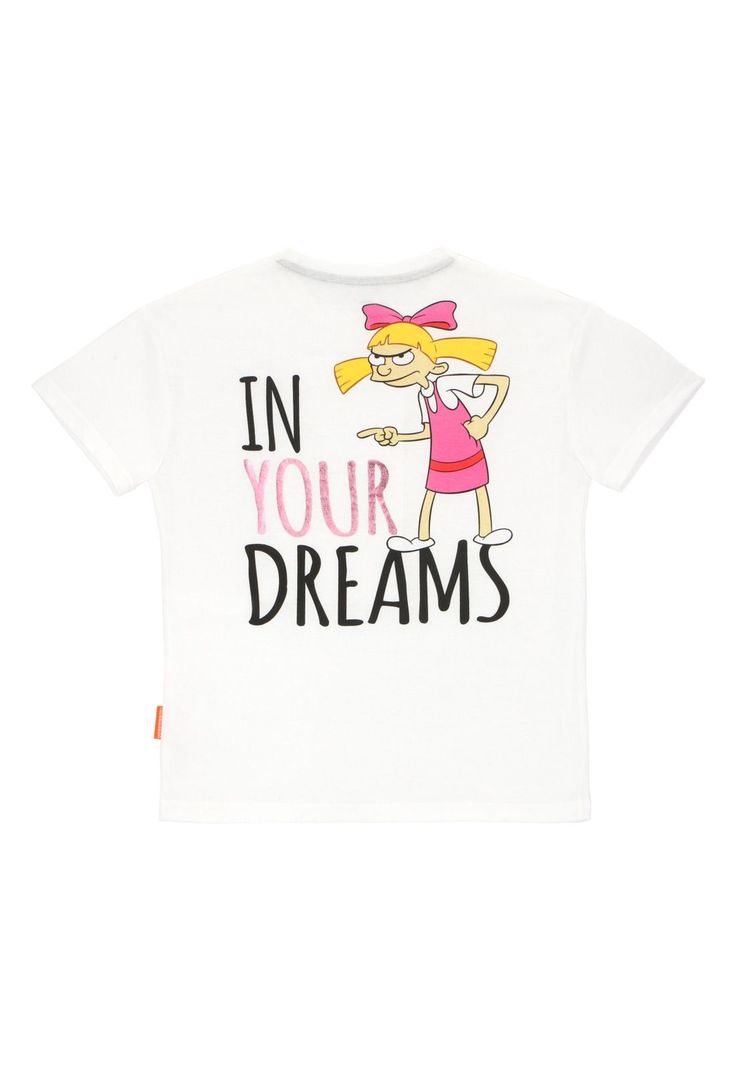 POLERA MANGA CORTA HEY ARNOLD BLANCO-0