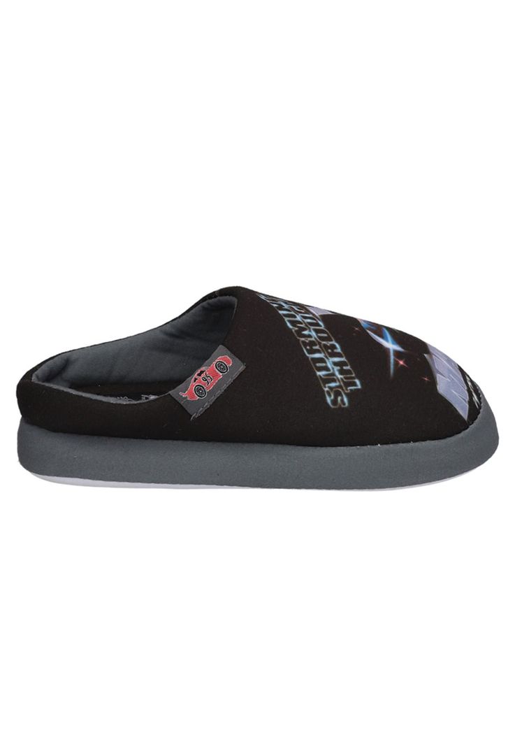 Pantufla encaje niño Cars negro-0