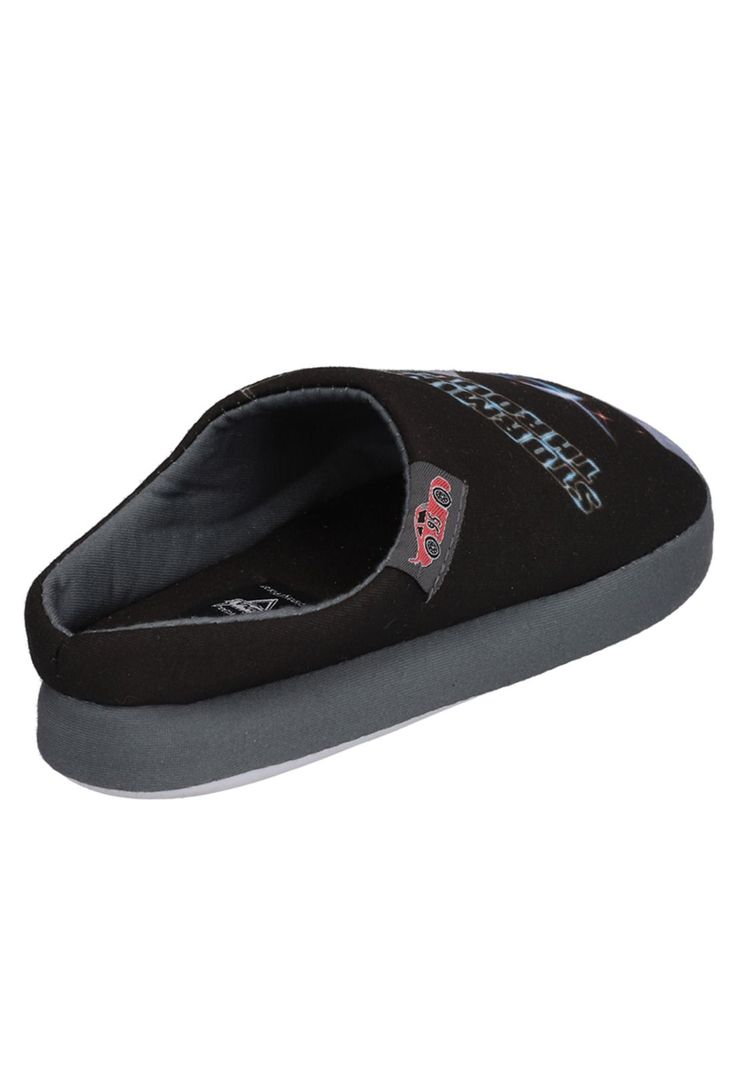 Pantufla encaje niño Cars negro-2