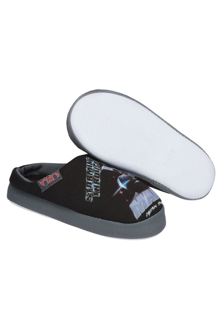 Pantufla encaje niño Cars negro-4