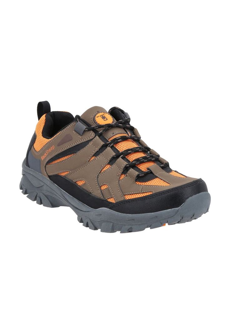ZAPATO OUTDOOR BAJO MARRON-NARANJA BLACKSHEEP VILLARICA-2