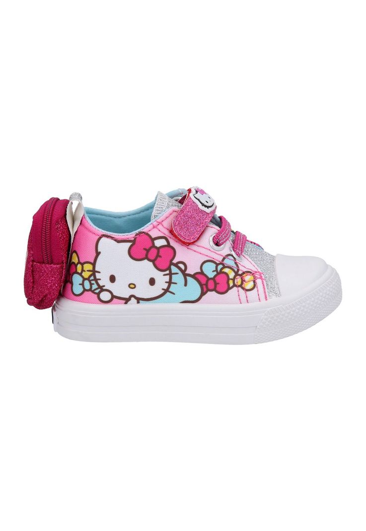 ZAPATILLA LONA BAJA HELLO KITTY ROSADO-0