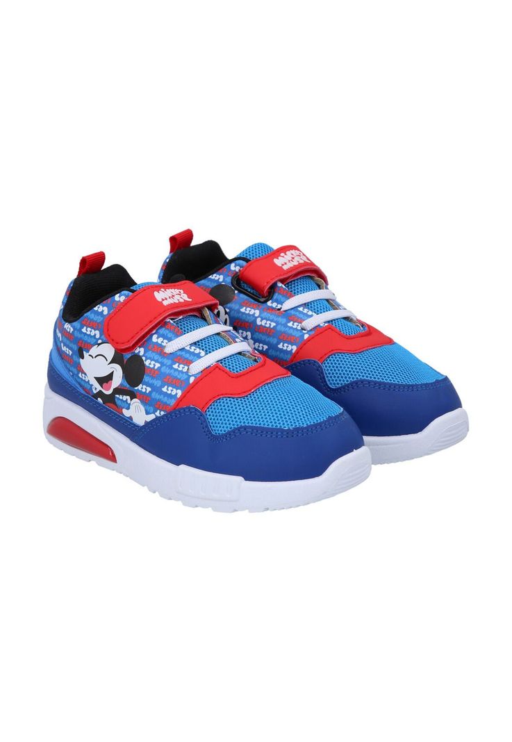 ZAPATILLA DEPORTIVA CON LUCES MICKEY AZUL-0