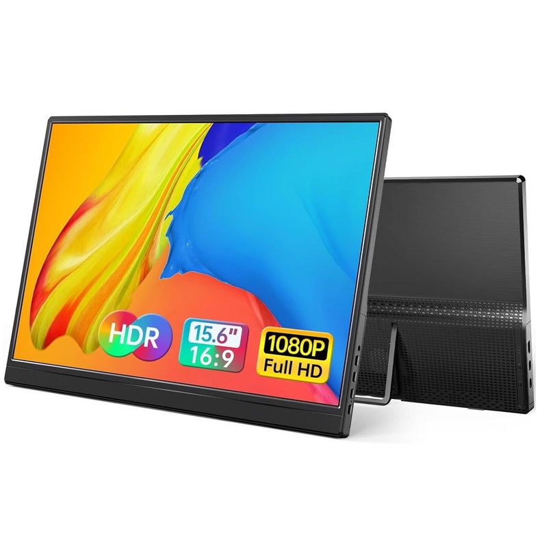 Monitor Portátil YXK 15,6'' Full HD 1080p USB-C HDMI