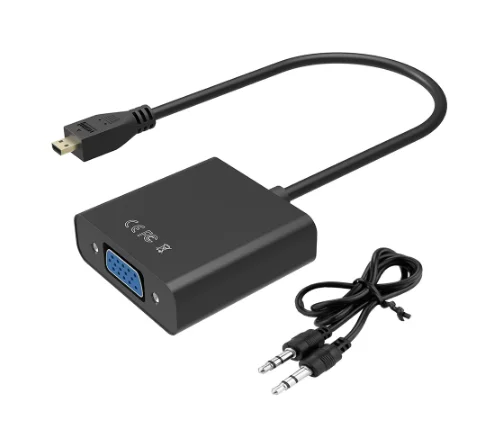 Micro HDMI a VGA con Salida de Audio-0