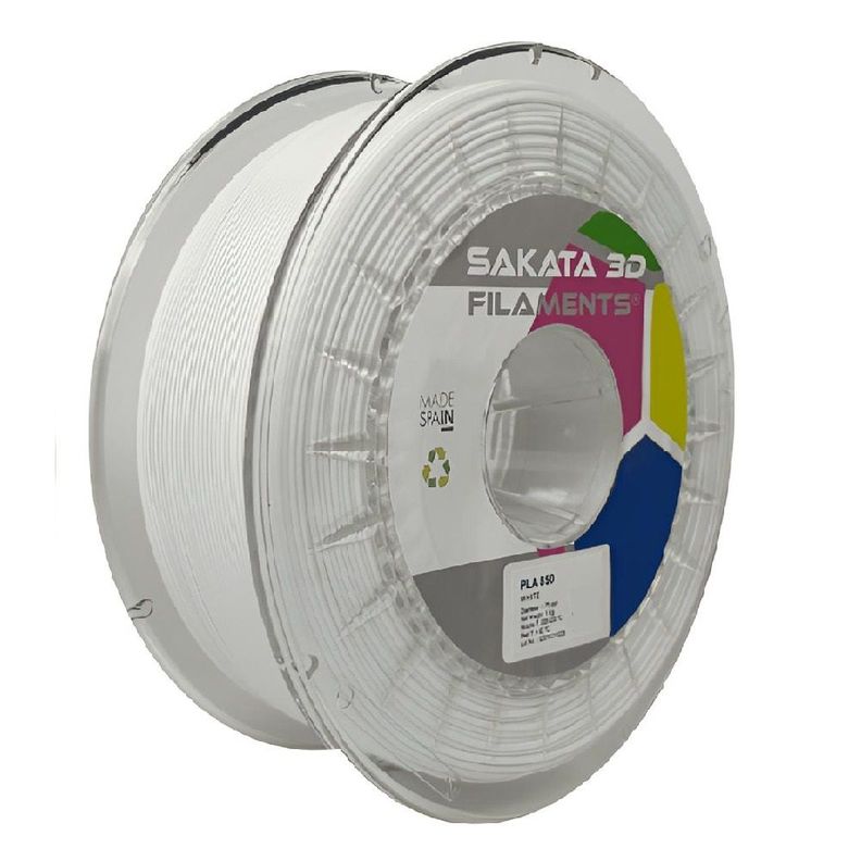 Filamento 3D PLA 850 Sakata Blanco 1.75mm 2.5kg