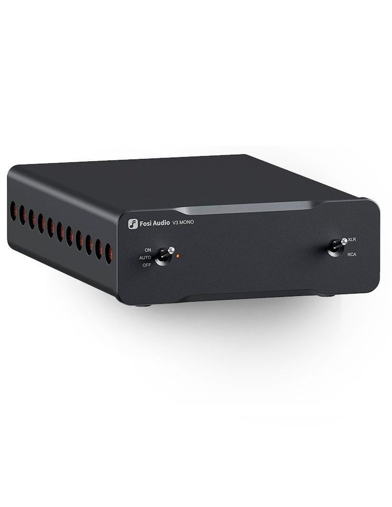 Amplificador de Sonido Clase D HiFi Fosi Audio V3 Mono Negro