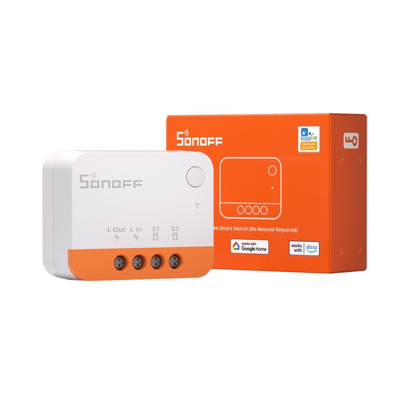 Interruptor Zigbee Sin Neutro Sonoff Mini Extreme ZBMINIL2-2