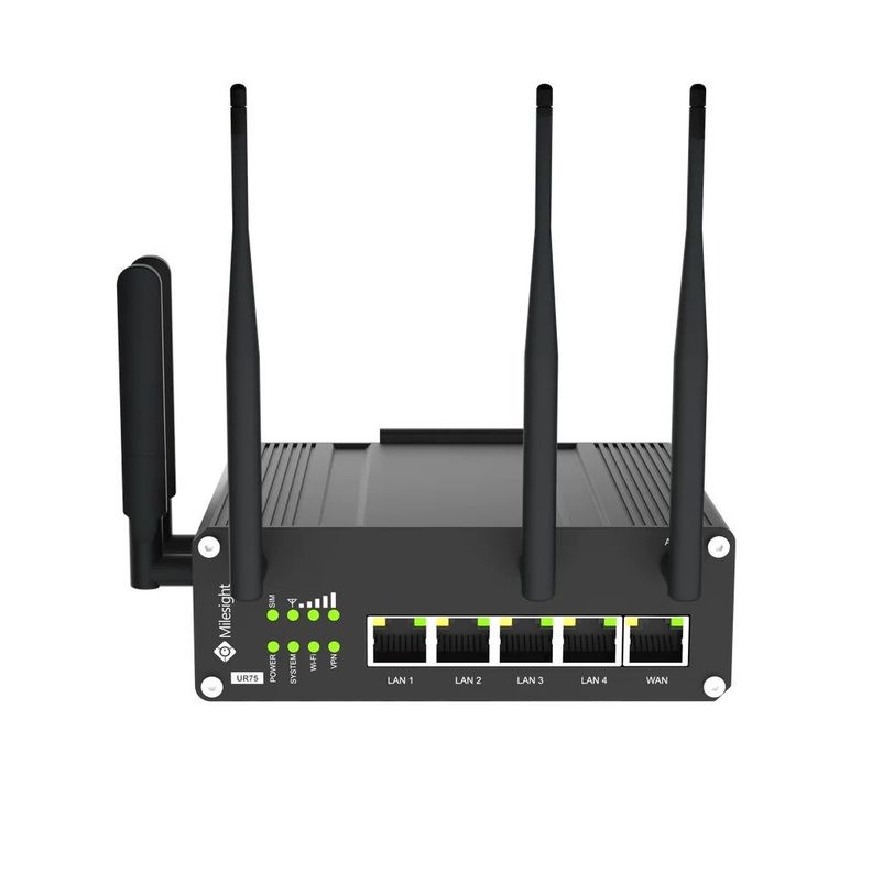 Router Celular Industrial 5G Dual SIM PoE - Milesight UR75-0