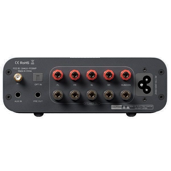 Amplificador Bluetooth Multicanal 4.1/5.0 - Fosi Audio HT4S-1