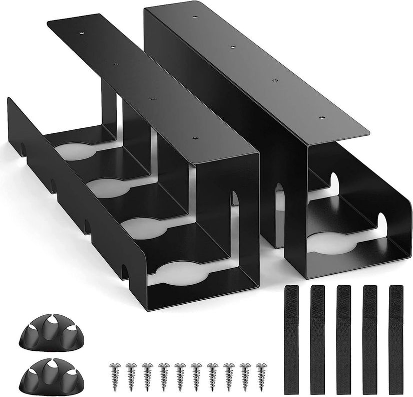 Bandeja Organizadora de Cables bajo Escritorio - Pack de 2-1
