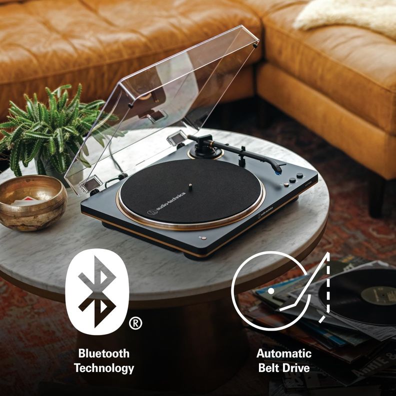 Tornamesa Bluetooth Audio-Technica AT-LP70XBT-BZ Bronce-5