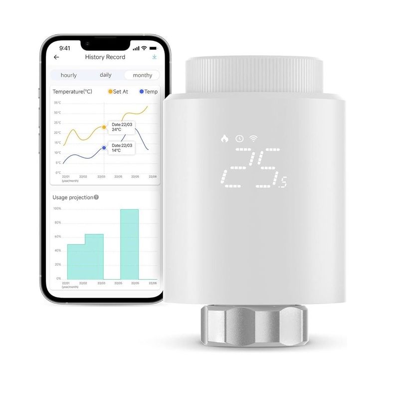 Válvula Termostato Zigbee Para Radiador - Sonoff TRVZB-3
