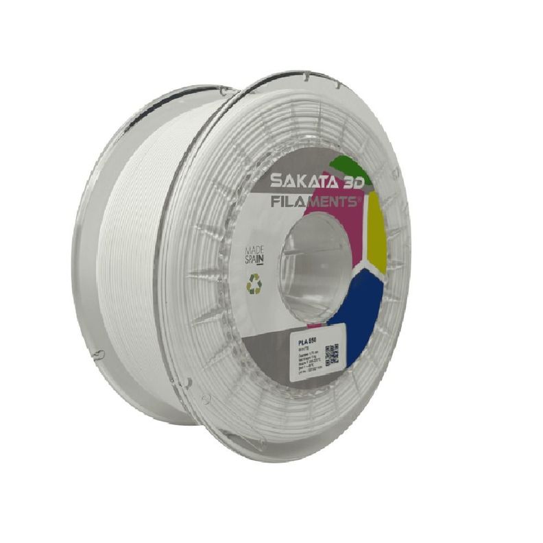 Filamento 3D PLA HR-870 Sakata Blanco 1.75mm 2.5kg