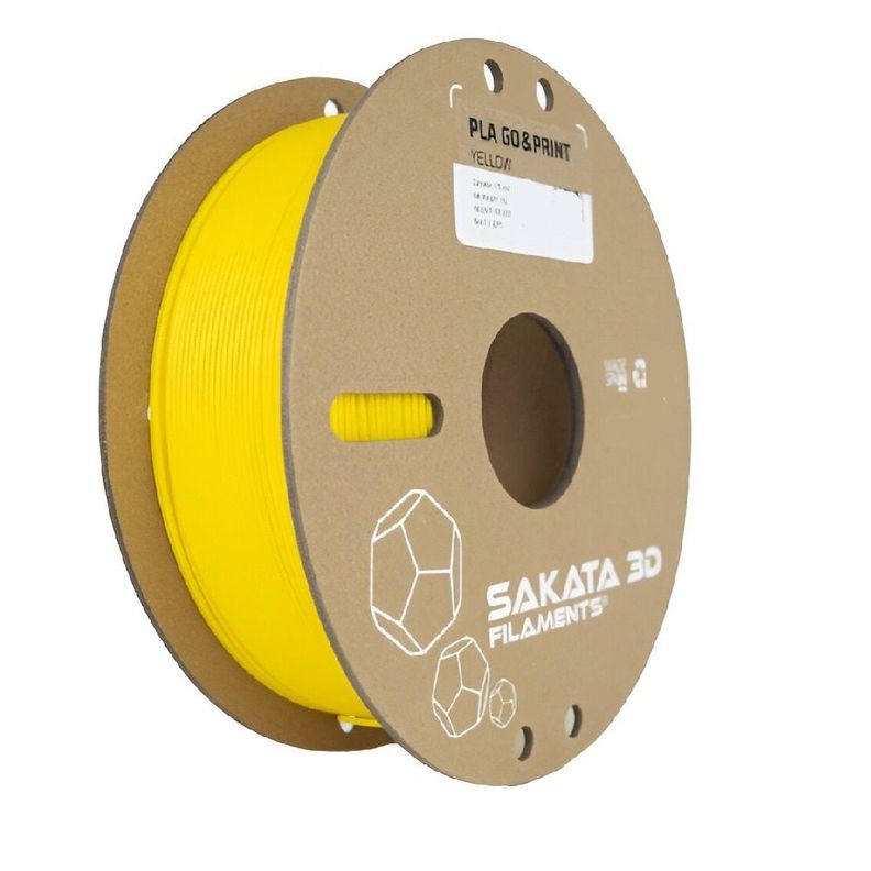 Filamento 3D PLA Go&Print Sakata Amarillo 1.75mm 1kg