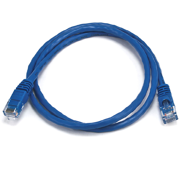 Cable de Red Ethernet Azul CAT 5e 90cm - Monoprice-0