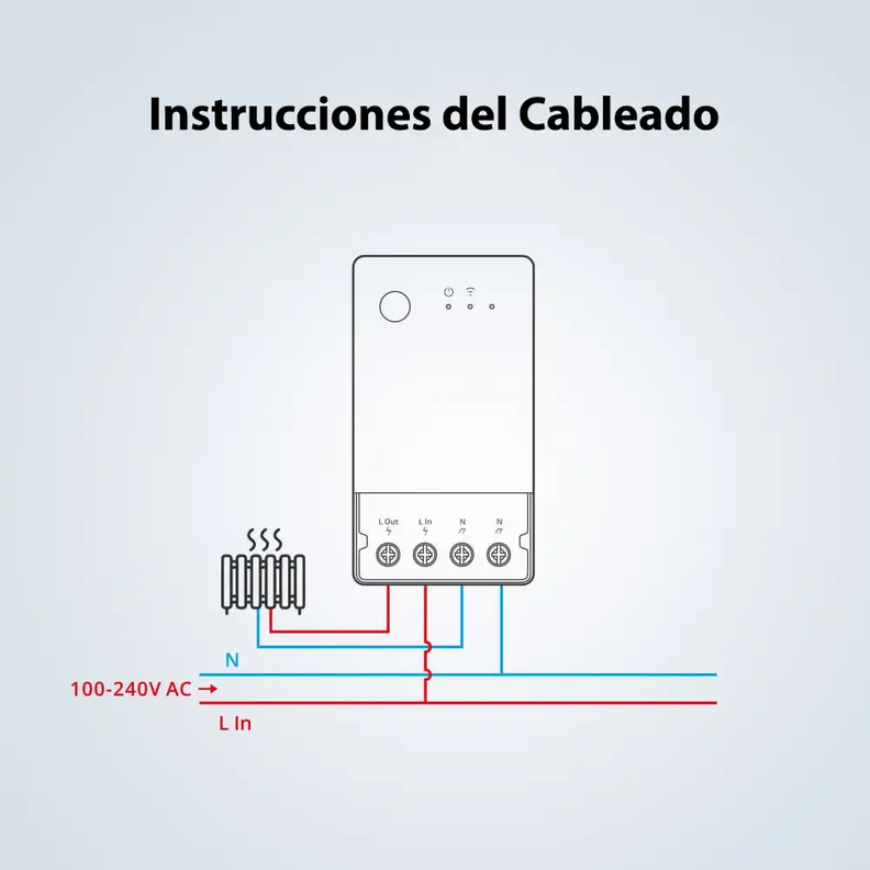 Interruptor WiFi con Medición de Energía Sonoff POW Origin 16A-2