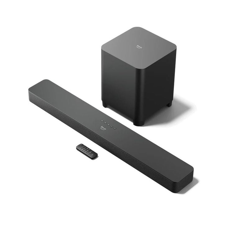 Soundbar Amazon Fire TV Plus con Subwoofer Negro