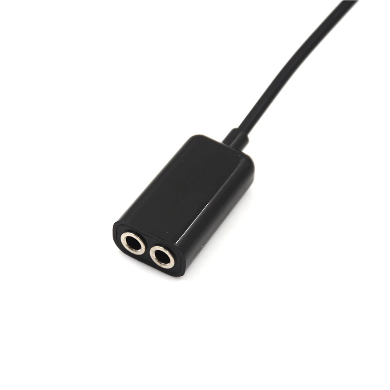 Cable Divisor de audio 3.5mm (1 conector macho a 2 hembra)-1