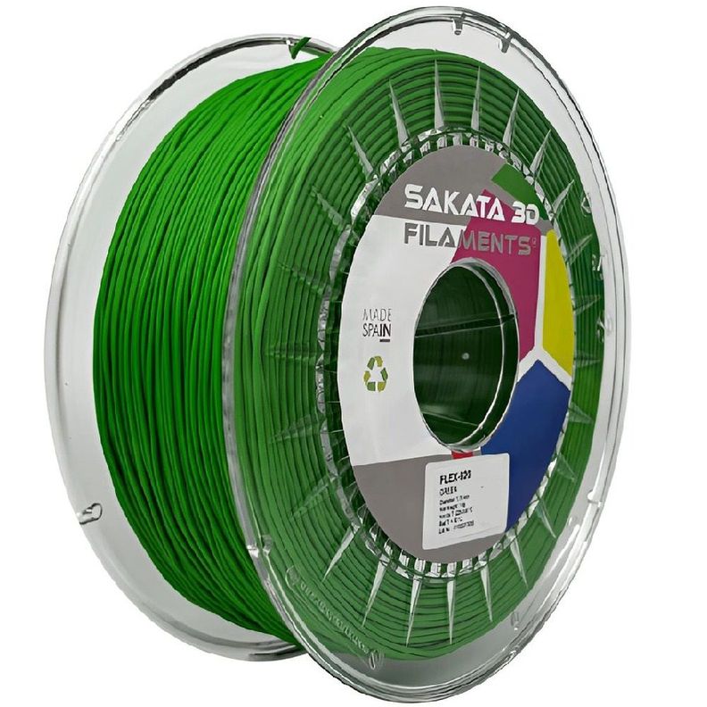 Filamento 3D FleX-920 Sakata Verde 1.75mm 1kg