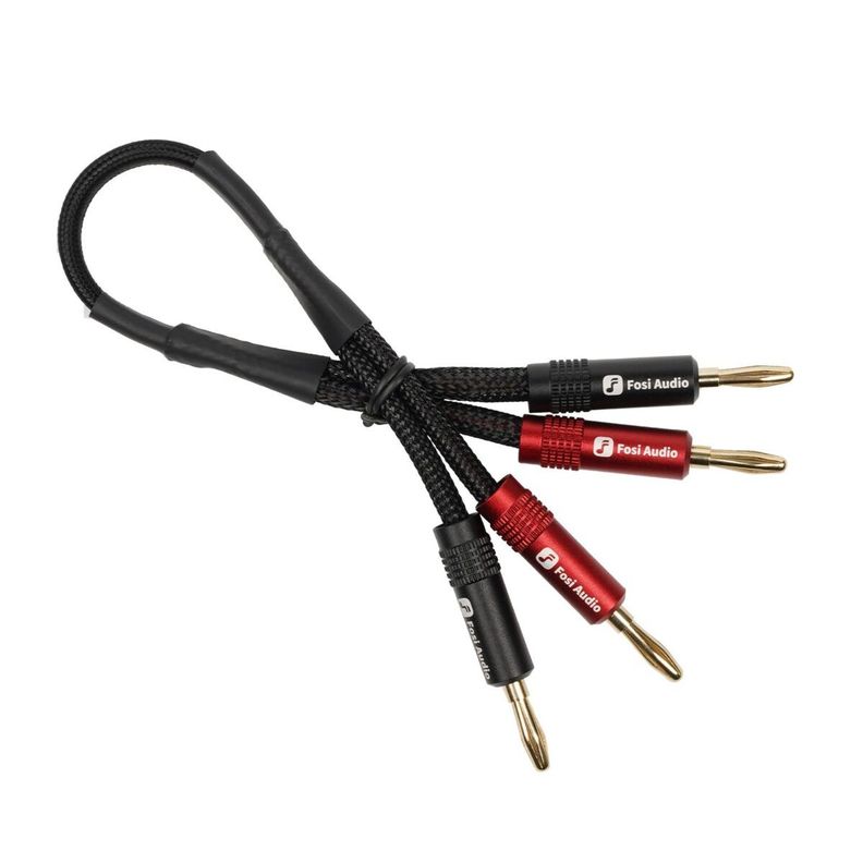 Cable Banana Chapado en Oro para Parlante - Fosi Audio-0