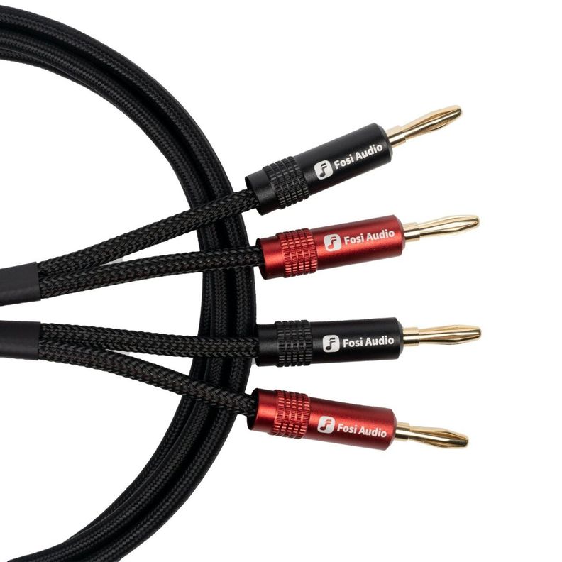 Cable Banana Chapado en Oro para Parlante - Fosi Audio-1