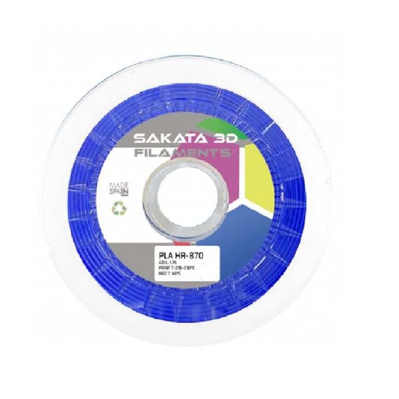 Filamento 3D PLA HR-870 Sakata Azul 1.75mm 1kg