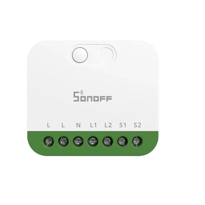 Interruptor WiFi de 2 Canales Sonoff Mini-2GS con Matter Blanco