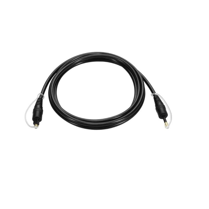 Cable Óptico Digital S/PDIF Toslink a Mini Toslink - 1,8M - Monoprice-0