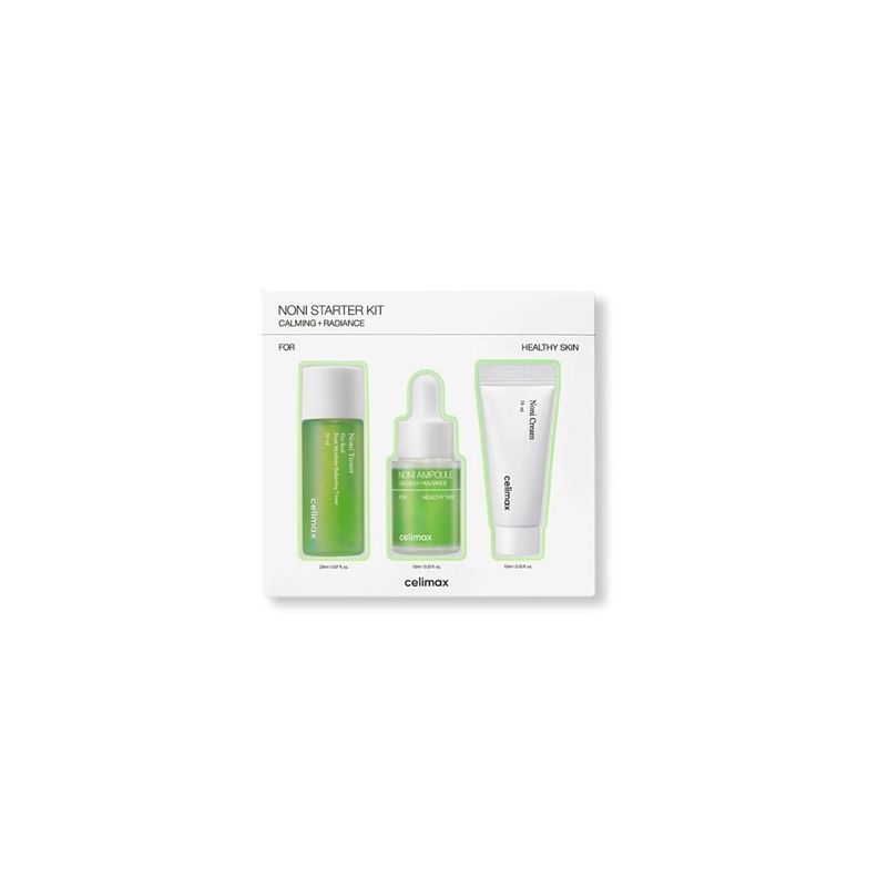 Celimax kit de prueba de NONI hidratante calmante 3 pasos Blanco