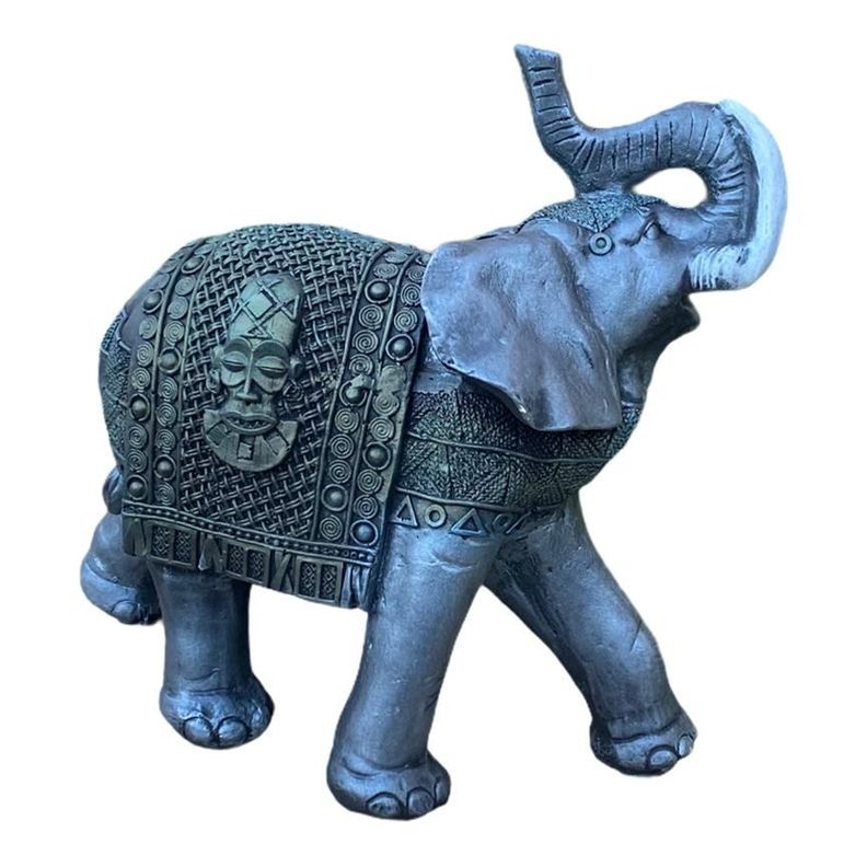Elefante Decorativo Silver 30 cm-0